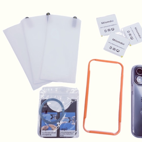 iPhone 14 Pro Max: Clear Case W Screen Protectors, Camera‎ Lens Covers & MagSafe - Picture 4 of 7